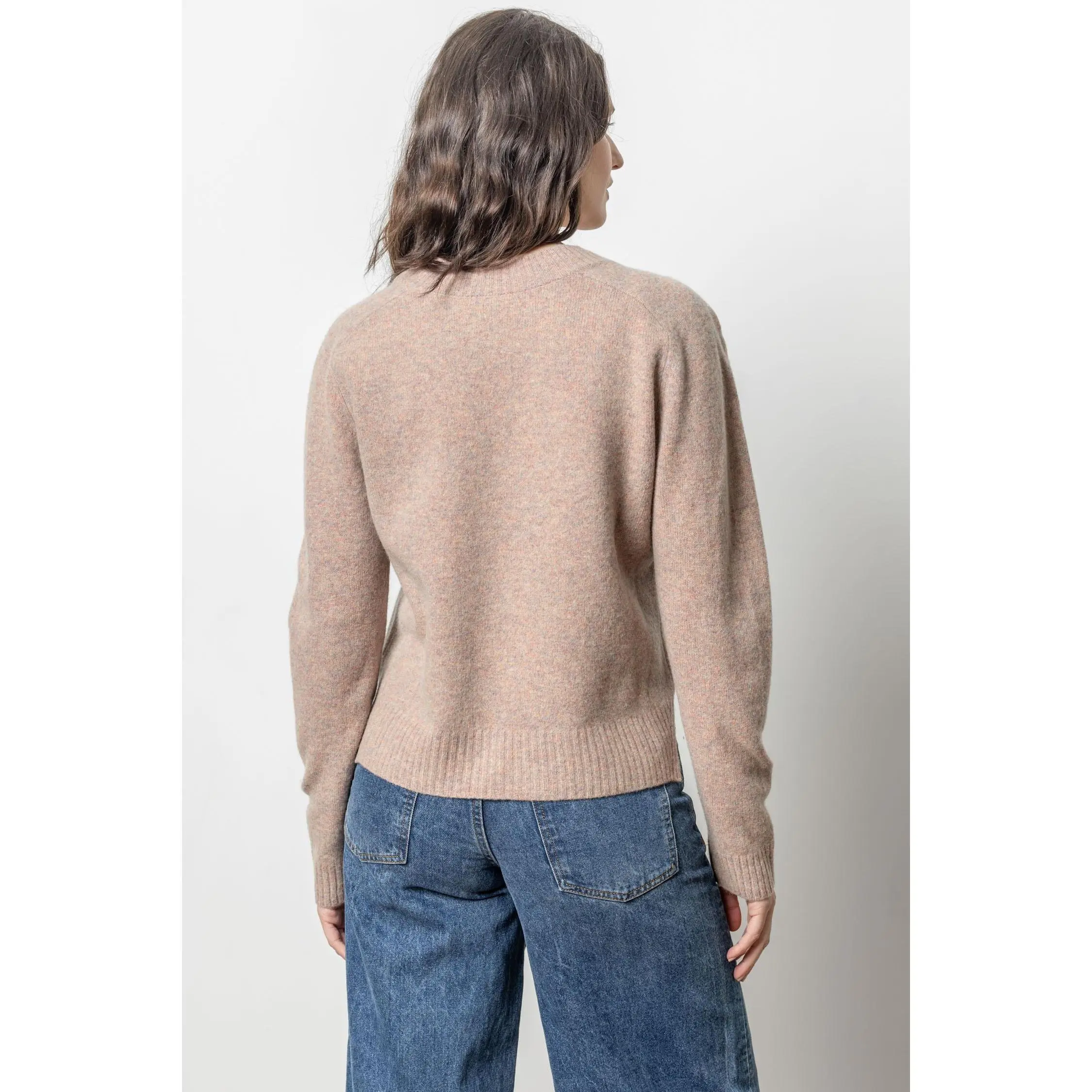 Felted Easy V-Neck Sweater
