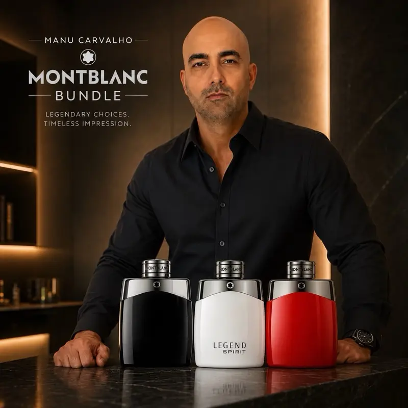 Mega Bundle Montblanc Legend Spirit + Legend Red + Legend 100 ML EDP Spray Very Long Lasting