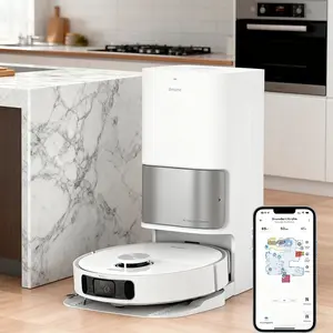 Dreame L10s Ultra Robot Vacuum and Mop Combo, Fully Automatic Self-Cleaning & Auto Mop Washing, LiDAR Navigation, 5300Pa Strong Suction, Obstacle Avoidance, Ideal for Pet Hair, Hard Floors & Carpet, Smart Home Integration