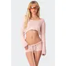 Staycation Cropped Knit Top