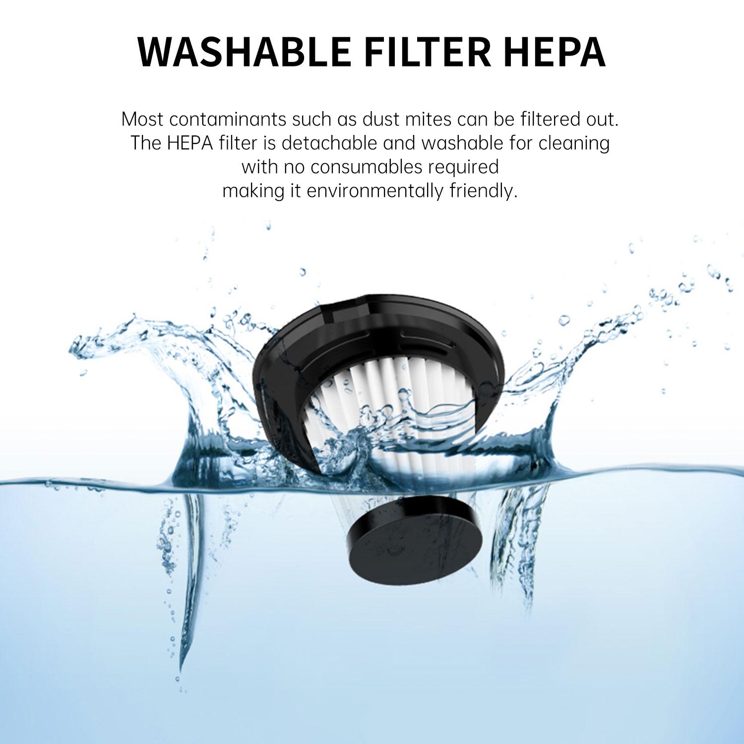 Handheld Car Vacuum Cleaner, 9000Pa Vacuum Cleaner and Air Duster, 120W High Power Hand Held Vacuum with LED Light and Multi-Nozzles for Car, Home, Office, Pet