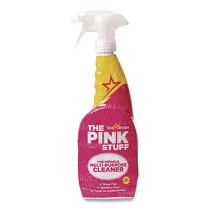 The Pink Stuff Miracle Multipurpose Cleaner & Degreaser 25.4 oz Versatile Spray for Hard Surfaces Vegan Cruelty-Free Streak-Free