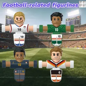 2026 Hot Football Figurine Set, Mini Soccer Ball + Figure + Stand, Desktop Decoration, Game Accessory, Boy Gift, Holiday Present Boy Toy, finger soccer,soccer gift,soccer things,boy,soccer ball,boys,7 year old boy birthday gifts,5 year old boy birthday