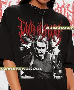 Leon Kennedy Black Metal T-shirt, Metal T-Shirt, Black Metal T-Shirt, Unisex T-Shirt Fashion Cotton, Full Colors, Full Sizes, For Men, For Women