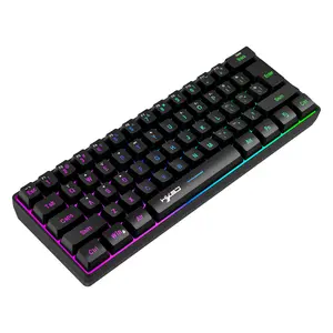 87 keys wired gaming keyboard three modes connection RGB backlit compac