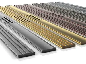 REVOLUX LINEAR SHOWER DRAIN CURVE - 5 FINISHES