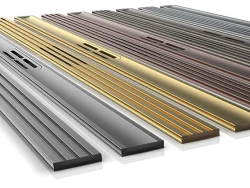 REVOLUX LINEAR SHOWER DRAIN CURVE - 5 FINISHES REVOLUX LINEAR SHOWER DRAIN CURVE - 5 FINISHES