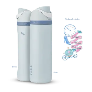Owala Princess Cinderella 24oz Stainless Steel FreeSip Water Bottle - 2026 Gift
