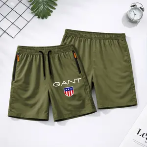 Men's Workout Shorts with Zipper Pockets – Lightweight Quick Dry Athletic Shorts, Elastic Waist Drawstring, Running, Gym, Fitness, Basketball, Outdoor Activewear Shorts