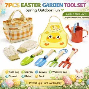 Easter Gift for Kids – Spring Gardening Set with Tote Bag & Watering Can | Screen-Free Outdoor STEM Toy Ages 3-8