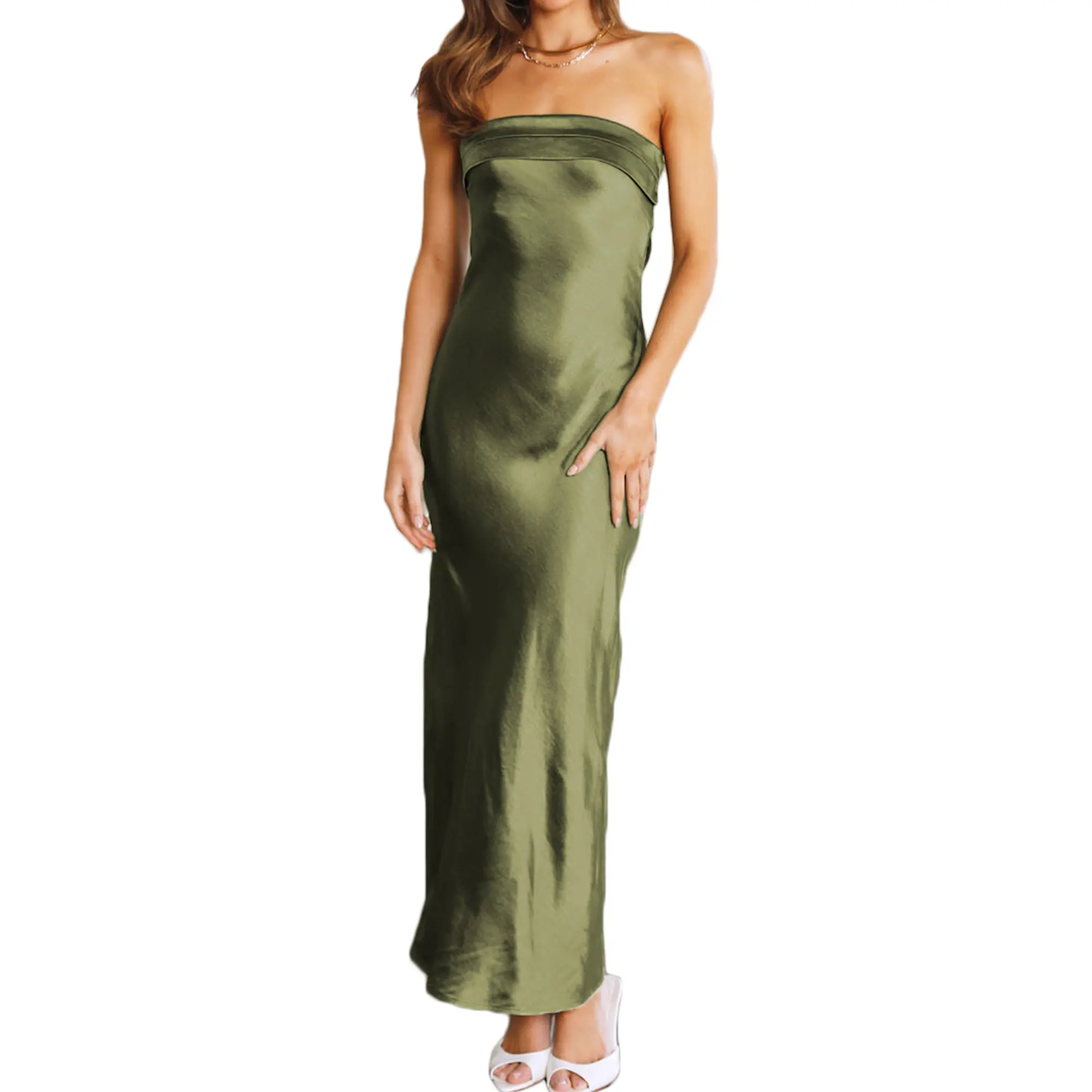 realtix satin dress Amazon.com: Realtix Satin Silk Backless Tube Tops Maxi Dress for Women Low Back Hollow Out Elegant Strapless Long Dresses Wedding Guest Black : Clothing, Shoes & Jewelry