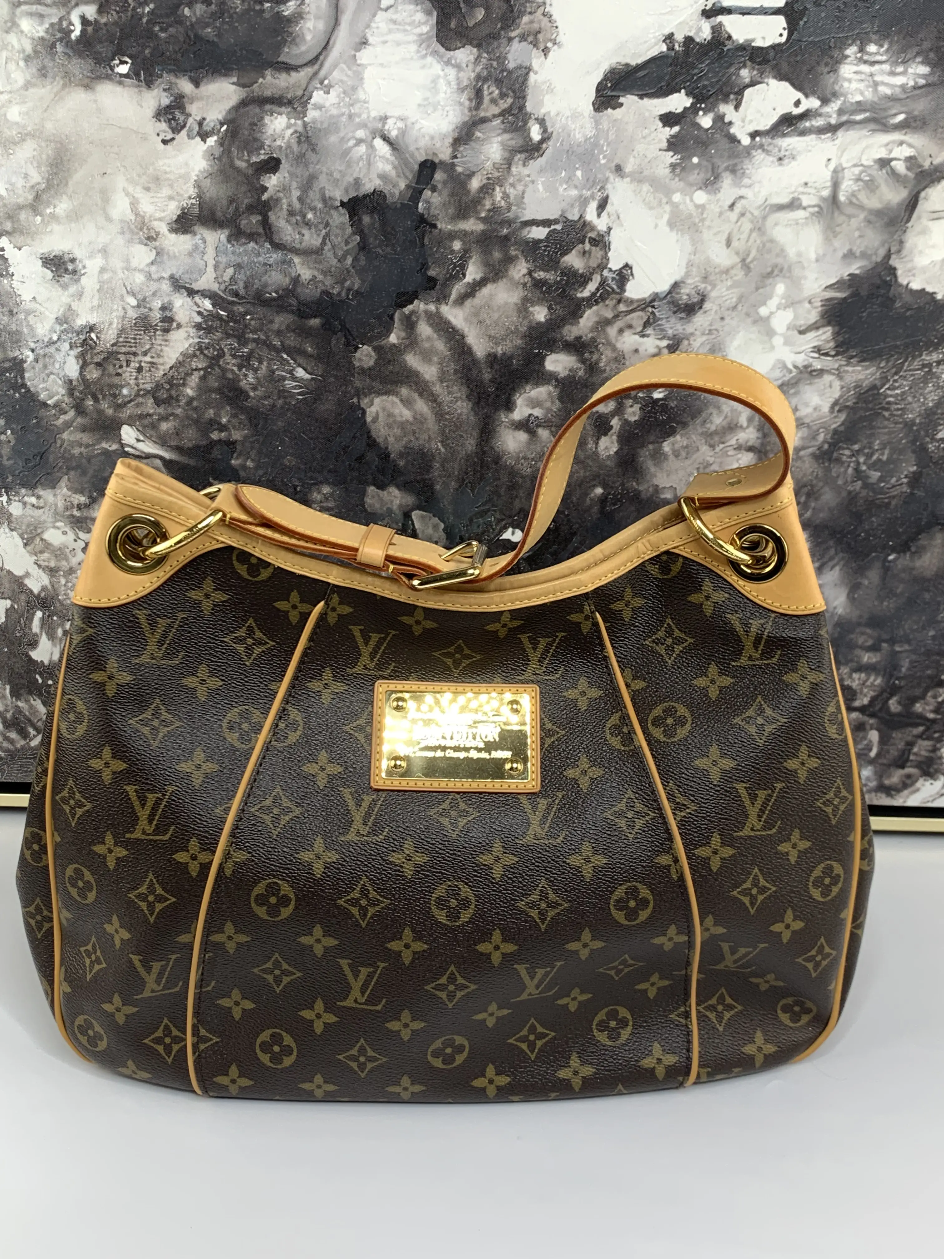 Pre-owned Louis Vuitton canvas Shoulder Bags Galliera PM
