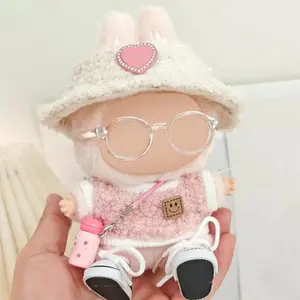 5pcs Pink Doll Clothes Set for 5.91/6.69inch Dolls - Cute Anime-Style Outfits with Heart & Star Accents, Luxury Chic Accessories, Stylish Outfits for Boys & Girls, Perfect for Birthday Collectors, Doll Clothes, Collectible Doll Outfits, Pla