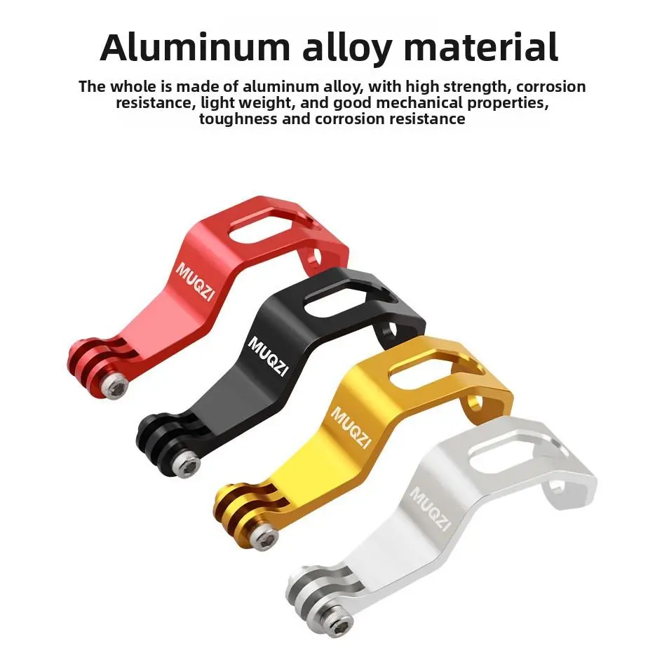 Light Bracket Mount for Brompton Folding Bike Handlebars - Corrosion-Resistant Aluminum Alloy Adapter with Adjustable Design, Universal Fit for Cameras & Lights, Durable