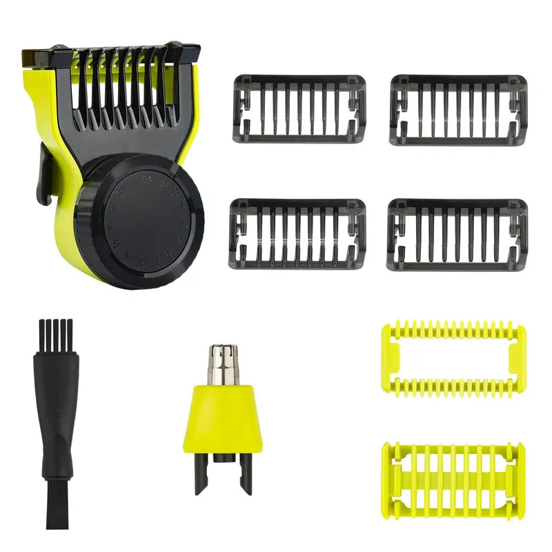 Adjustable Replacement Trimmer Heads, 1 Set Compatible with One Blade Shaver, Personal Care Accessories for Men & Women, Shaver Attachments, Beard Shaver Accessories, Clipper Razor, Shaving Products