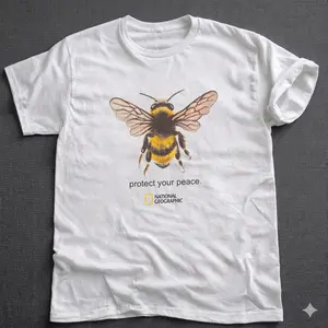 National Geographic Bee t shirt ,funny Bee Tee ,Gift For Her, Woman T-Shirt