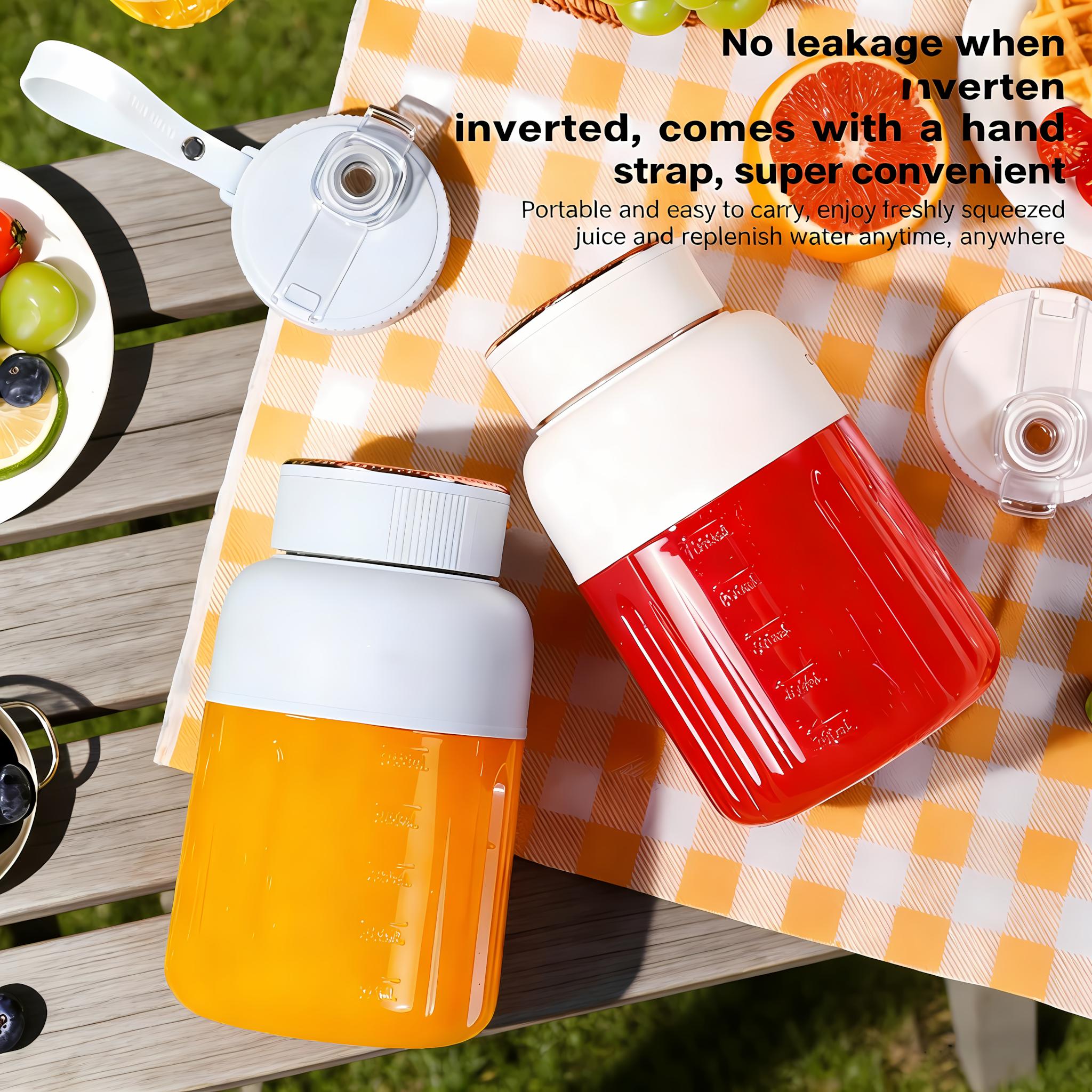 Compact mini blender for busy life. USB rechargeable & cordless, quickly makes smoothies, vegetable juices perfect for daily use or parties. Leak-proof with drinking lid, ideal for travel, gym, school, office & gatherings. High-speed blades, easy to clean