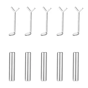 Cat Eye Heart Magnet for Nails, Professional Cat Eye Nail DIY Tools Set with 5pcs Magnetic Rod & 5pcs Y-Shaped Guide Sticks for Stunning DIY Manicure