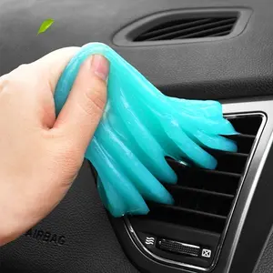 Car Vent Dust Cleaning Gel, Keyboard Vacuum Cleaner Gel, Universal Sticky Clean Agent, Reusable Car Interior Dust Cleaner, Car Tool, Cleaning Supplies