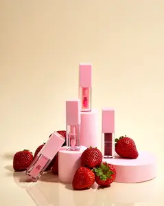 Fresita Ultimate Lip Oil Bundle - 4 Hydrating Lip Oils with Strawberry Scent, Non-Sticky Gloss & Moisturizing Formula for Daily Wear