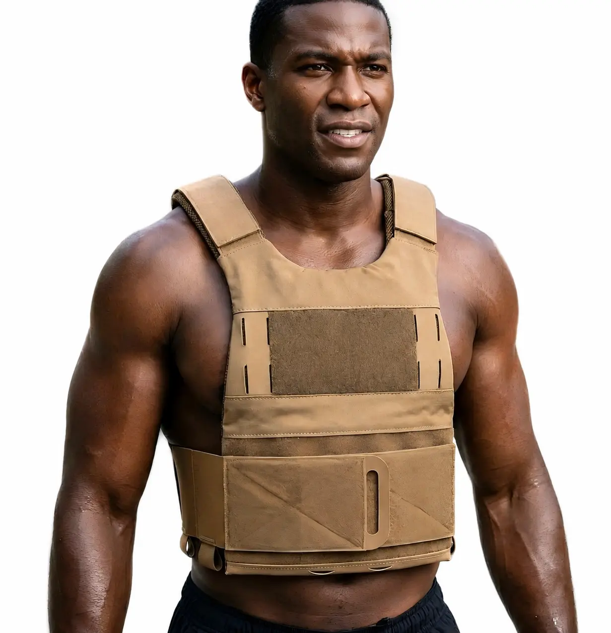 Weight Vest for Men and Women, Adjustable Weighted Vest Up to 50 lbs, Low Profile Training Vest with Quick Release for Running, Strength Training, CrossFit, HIIT, Fitness Workouts