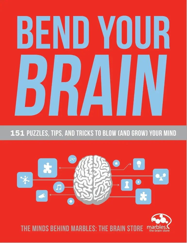 USED Book - Bend Your Brain: 151 Puzzles, Tips, and Tricks to Blow (and Grow) Your Mind by Marbles the Brain Store (Paperback) - english