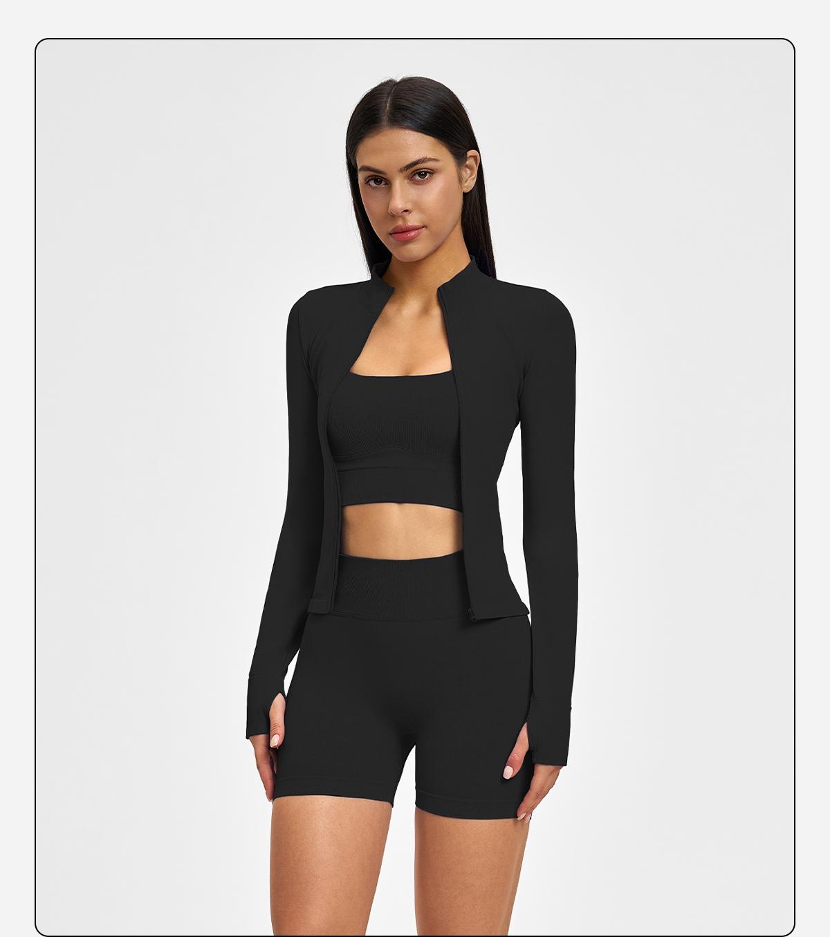 MFNIM Women’s Seamless Yoga Set – Cross-Back Design, Tight Fitness Wear, High-Stretch Running Workout Set