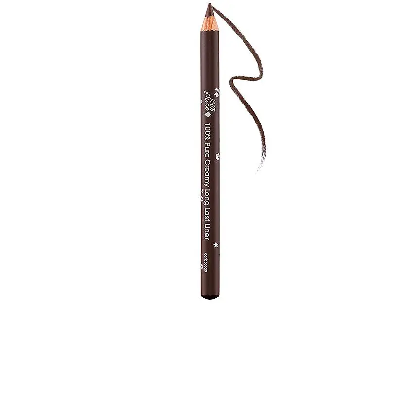 100% Pure Creamy Long Last Liner in Dark Cacao