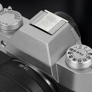 Aluminum Alloy Camera Hot Shoe Cover for Dslr Canon Nikon Fuji, Dustproof Accessory, Universal Fit, High-Quality Replacement Part