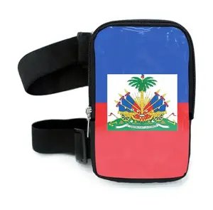 Run & Revel Caribbean Carnival Adjustable Thigh/Leg Bag - Haiti