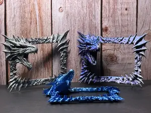 CyberDrago 3d dragon picture frame