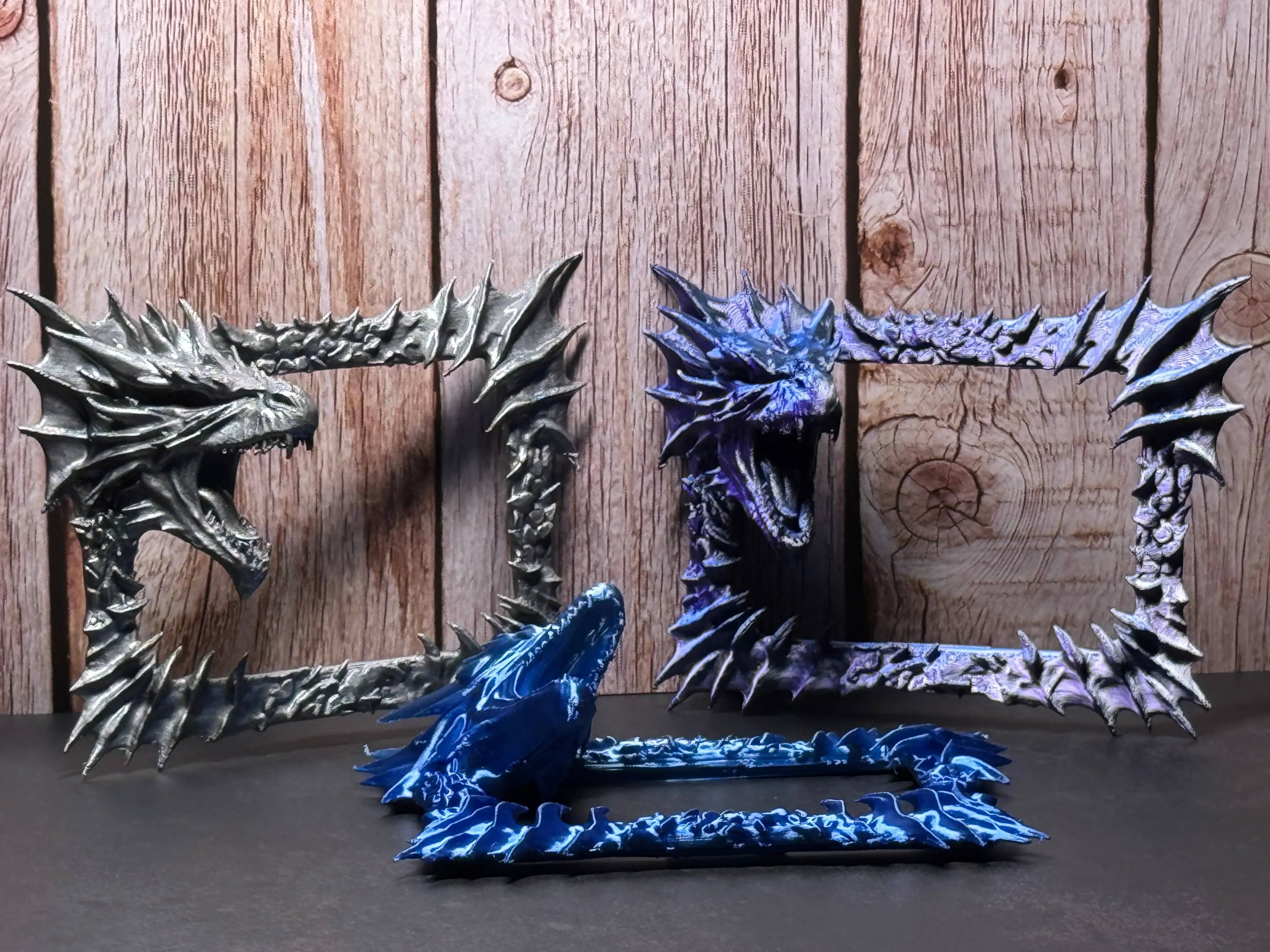 CyberDrago 3d dragon picture frame
