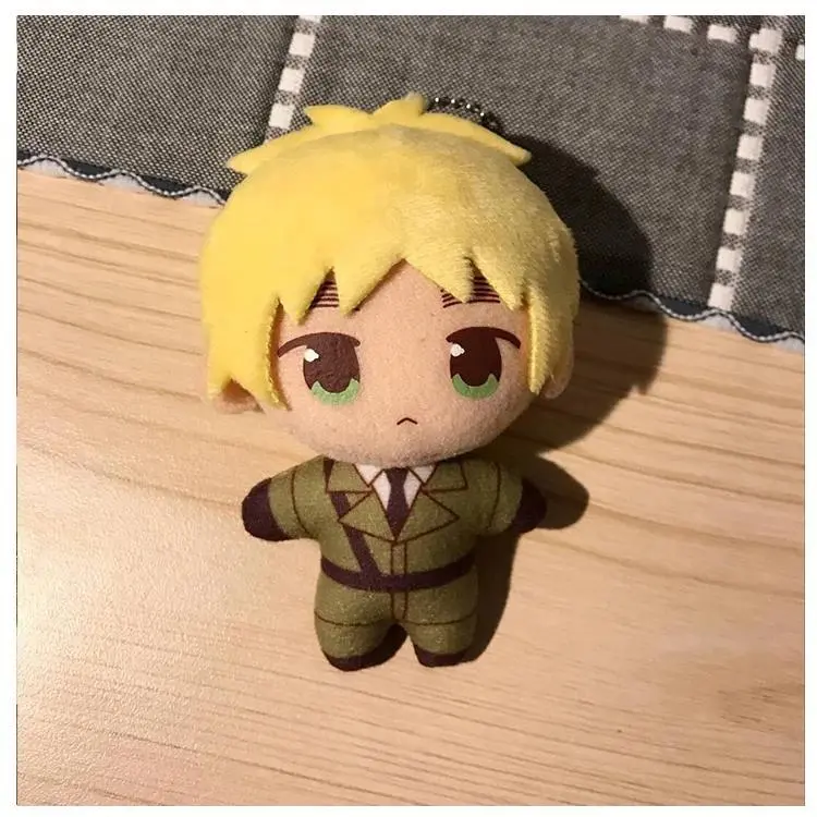 10CM Axis Powers Worlds Stars Plush Doll Keychain Hetalia Arthur
