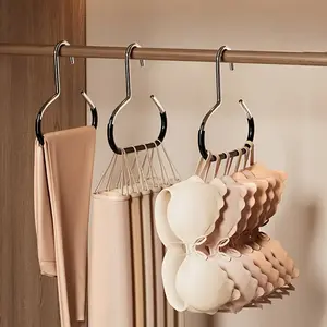 3 New Hat Hangers,Hat Hanger,Hat Stand,Belt Hanger,Belt Organizer,BraHanger,Space Saving Stainless Steel Multi-function Hat Organizer Rack, Home Organizer for Closet