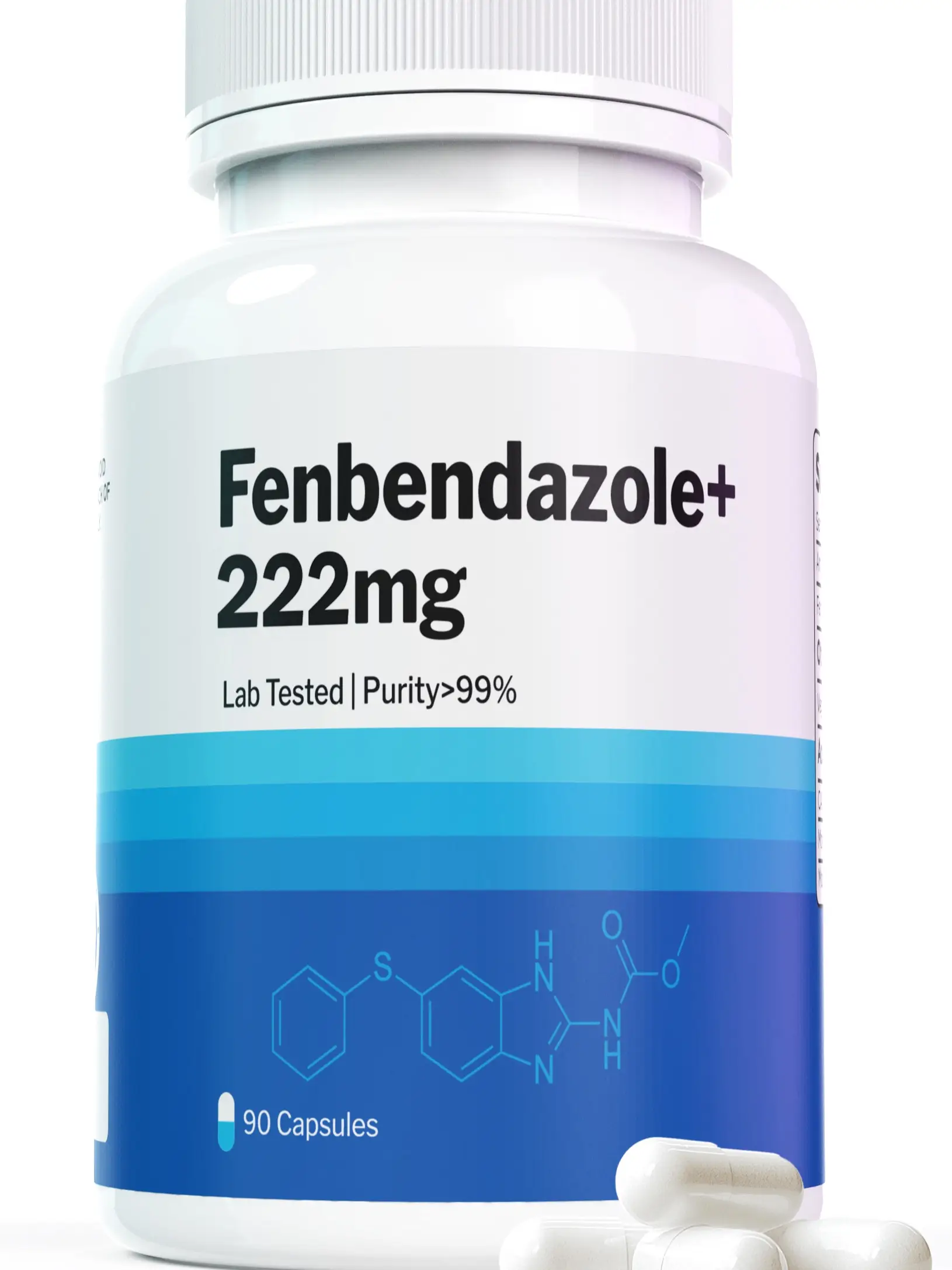 Fenben 222 mg | 90 Count | 99% Purity | Lab Tested Supplement Fitness