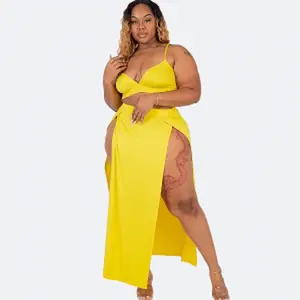 Kayla bra top and side slit skirt. Soft and light weight set womenswear.