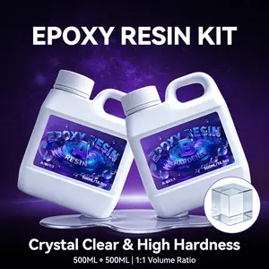 33.8oz/1000ML Epoxy Resin Kit, Easy Mix, High Gloss, Odorless, Ideal for DIY Crafts, Jewelry, Art Coating, Perfect for Creative Projects
