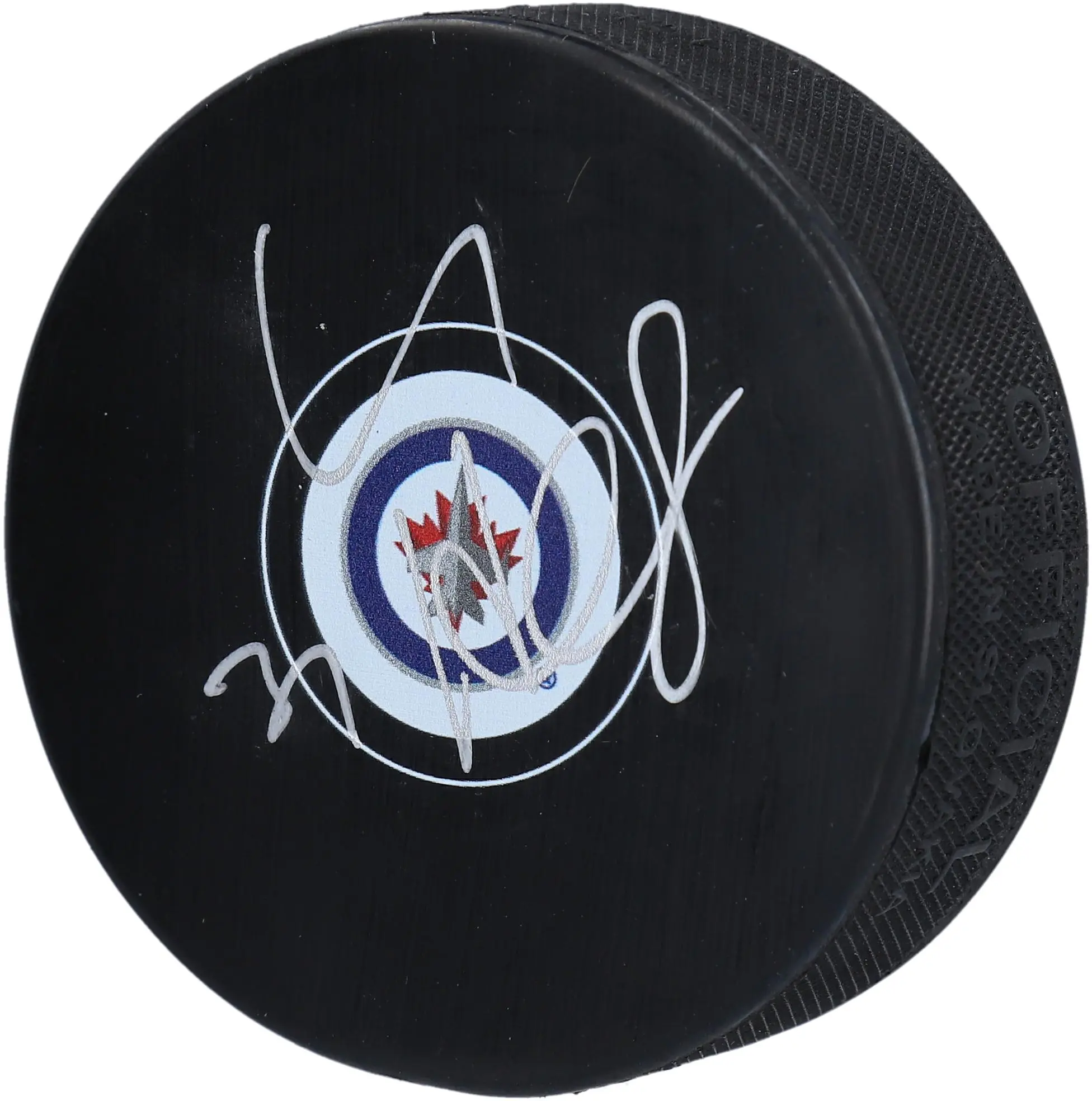 Connor Hellebuyck Winnipeg Jets Autographed Hockey Puck - Fanatics Authentic Certified
