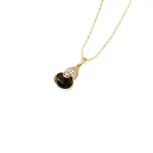 Tiger's Eye Gourd Pendant summerwins,summerwins