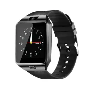 Touch Screen Steel Wearable Smart Watch with Camera, Multi-Language, SIM Card, USB & Remote Functionality, Compatible Wristwatch for iOS & Android Phones