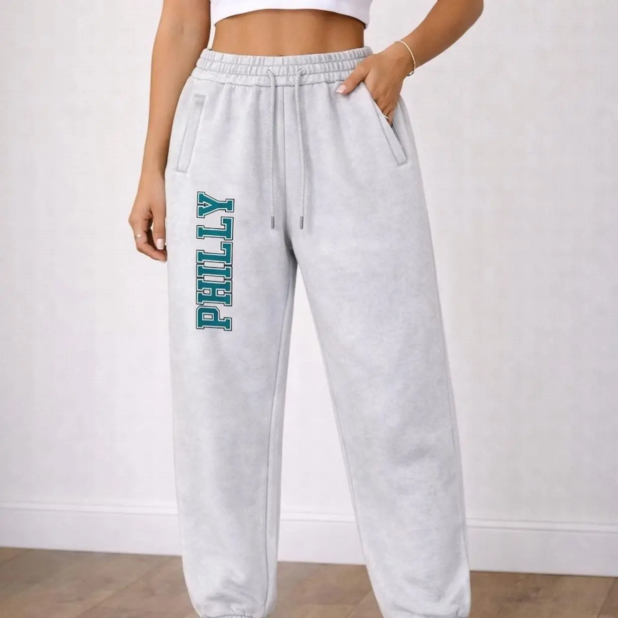 Philadelphia Fleece Joggers Unisex, Philadelphia Football Sweatpants, Cozy Jogger Pants, Game Day Lounge Bottoms, Tailgate Gift E