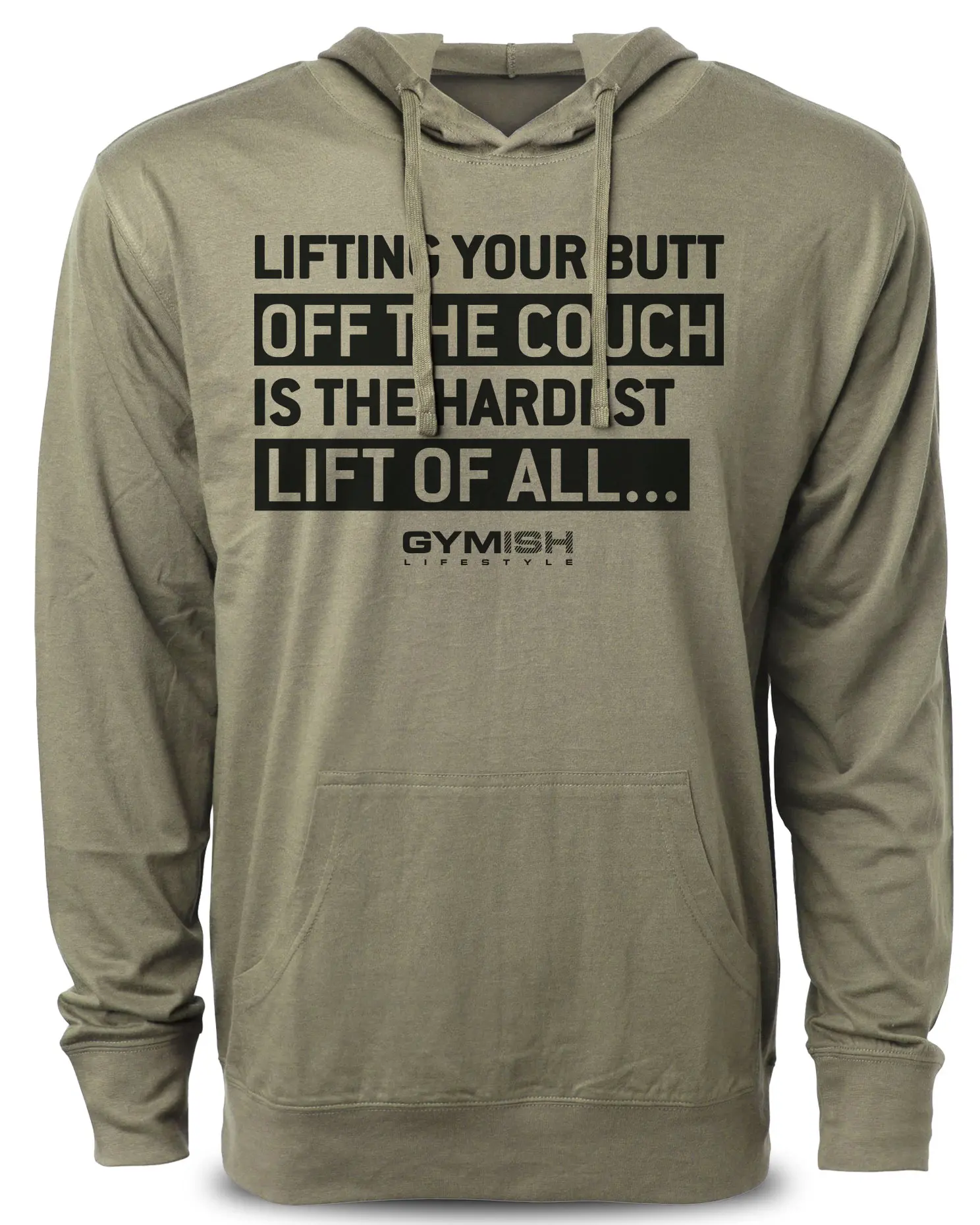 081. Hardest Lift Workout Gym Hoodie for Men Cotton Menswear