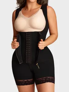 SY Fajas 1 Count Women's Shapewear Bodysuit, Fajas, Waist Trainer, Butt Lifting And Tummy Control Body Shaper, With Zipper & Hooks Tight-Fitting Jumpsuit,  Colombian Shapewear, Suitable For Various Occasions, Training, Underwear