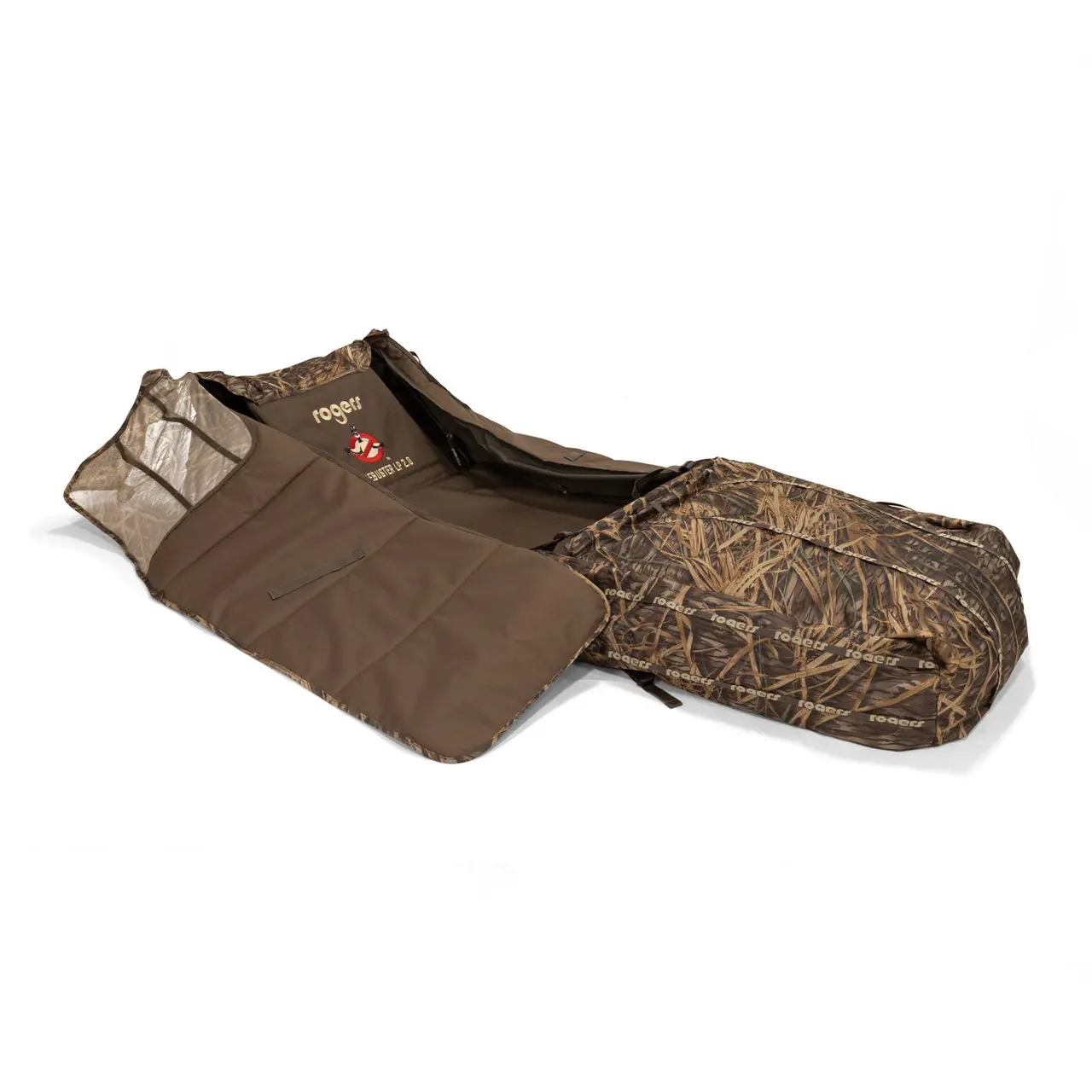 Rogers Sporting Goods Goosebuster Low-Profile 2.0 Layout Blind, Original Shadow Grass, Polyester, Mesh