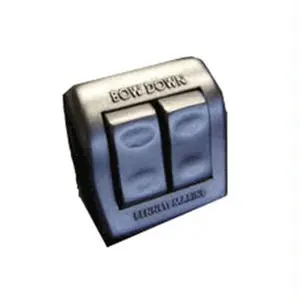 212 MAIN Bennett Euro Rocker Switch (ES2000) - Large Appliance Part for Trim Tabs, Click Control, 2.5" Fit, Lock-Out Function, Single Hole Easy Installation