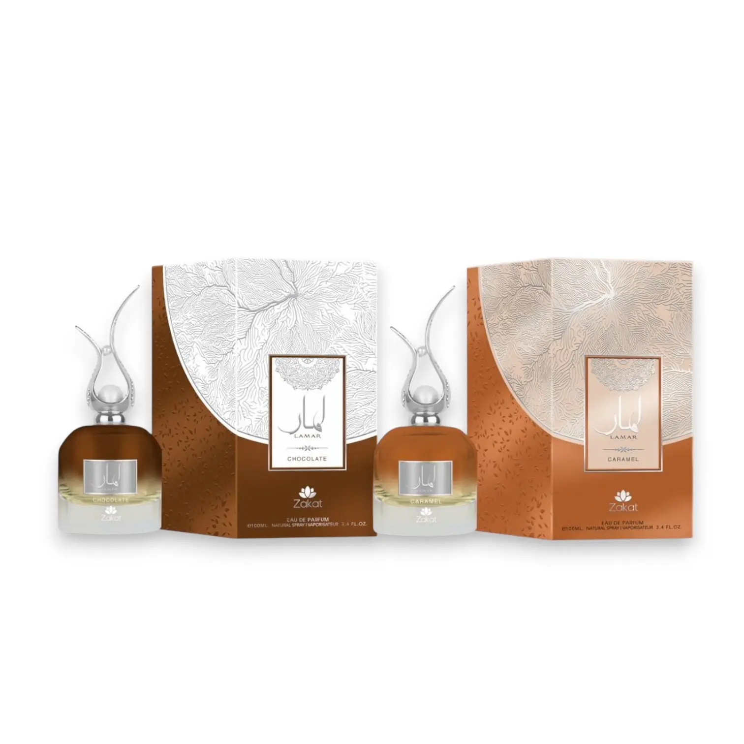 Zakat Parfums | Lamar | Chocolate + Caramel | Eau De Parfum | Unisex Fragrance | 100 ML | Chocolate - Caramel & Almond Notes