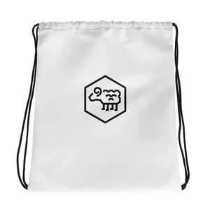 Settlers' Sheep Drawstring bag