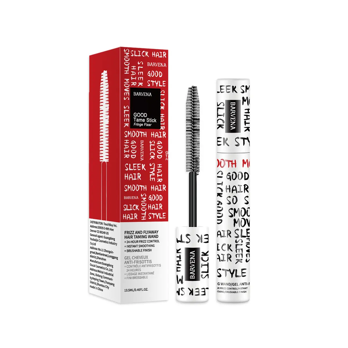 Frizz & Flyaway Hair Taming Wand-Lightweight Gel Control Stick for Smooth, Sleek Hair, Anti-Frizz Styling,Solution for All Hair Types