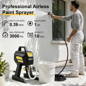 X9 High-Pressure Electric Airless Sprayer, Multi-Functional Power Tool for Oil-Based Paint and Latex Paint, Small High-Power Spraying Equipment