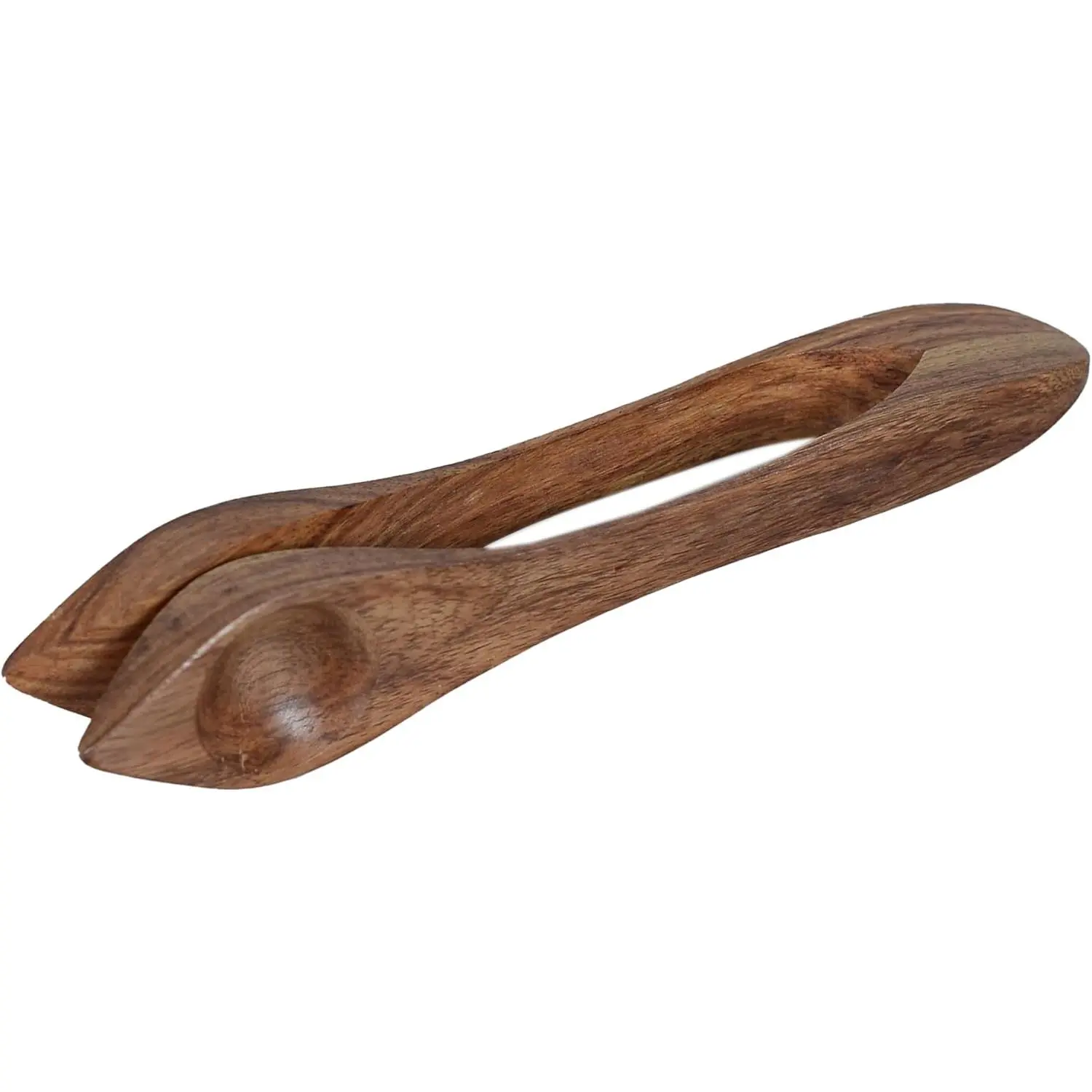 9" Long Handcrafted Rosewood Musical Spoons Percussion Instrument - Traditional Irish Celtic Folk Sound, Ease of Handling, Easy to Play, Enhances Folk Appeal, Packaged for Gifting, Suitable for All Ages, Solo Artists